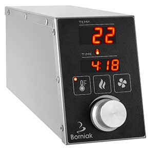 Digital Temperature Controller inside Borniak Smoker