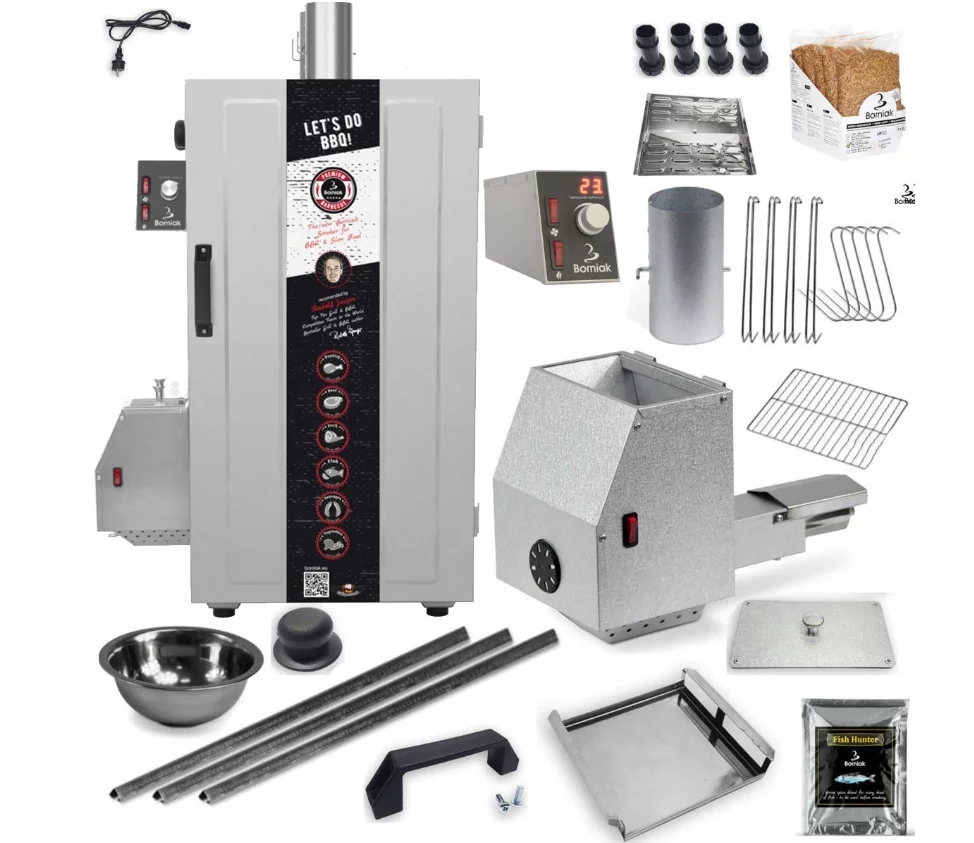 Borniak BBDST-70 BBQ Smoker with Timer | 70L Digital Electric Smoker UK - Image 19