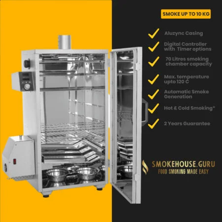 Borniak Smoker 70 with Timer Digital Electric Smoker UWDT-70 | UK Borniak Classic Smokers: Traditional Electric Smokers 70L to 150L Borniak Smokers UK and Food Smoking Accessories