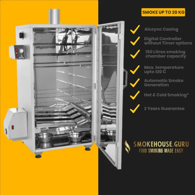 Borniak Classic Smoker 150 Alu-Zinc UWD 1.4 Borniak Classic Smoker 150 Alu-Zinc UWD 1.4 Borniak Classic Smokers Borniak Smokers UK and Food Smoking Accessories