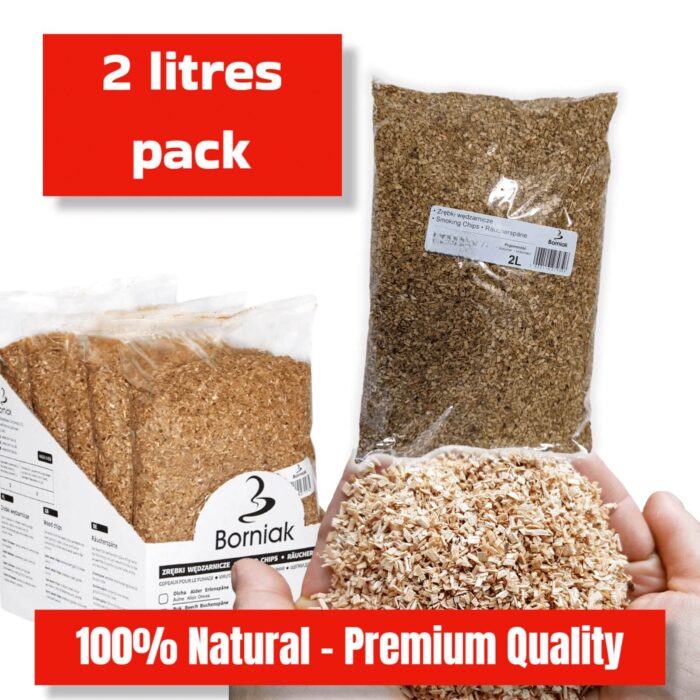 Oak Wood Chips for smoker BBQ - Dab 2 Litres pack