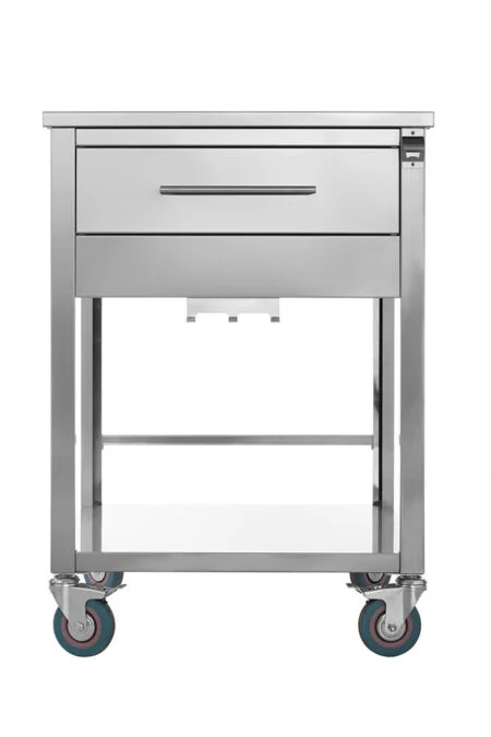 Borniak Smoker Stainless Steel Table with a drawer for accessories Accessories Borniak Smokers UK and Food Smoking Accessories