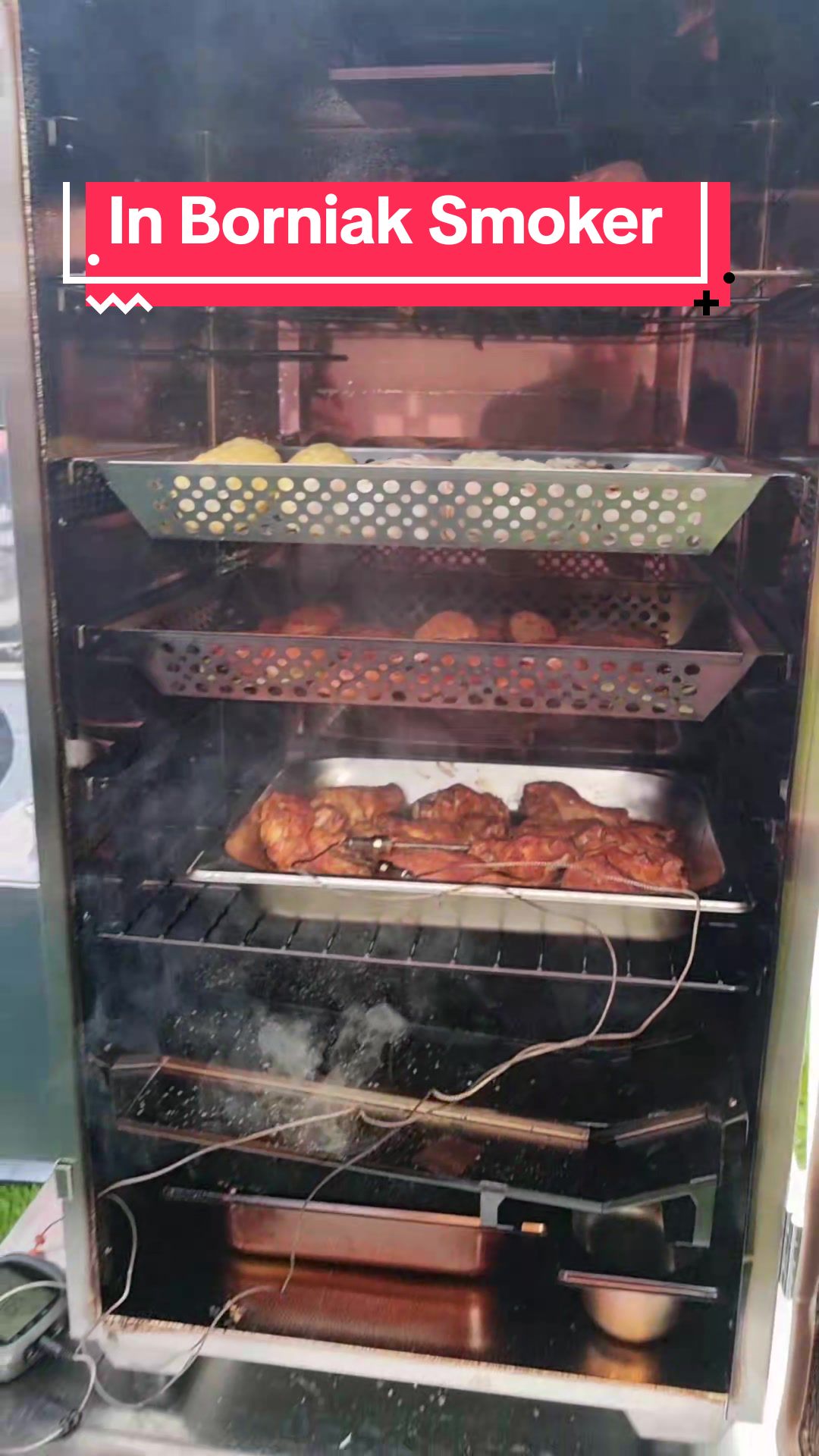 @smokehouseguru BBQ Chicken prepared in Borniak Electric Smoker. In this food sm...