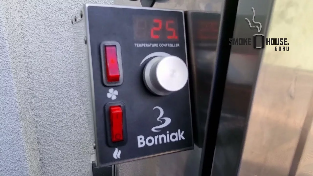 Borniak Wędzarnia 70 Smoker BBDS 70 recenzja wędzarki ze sterowaniem cyfrowym  Smokehouse Guru 2021