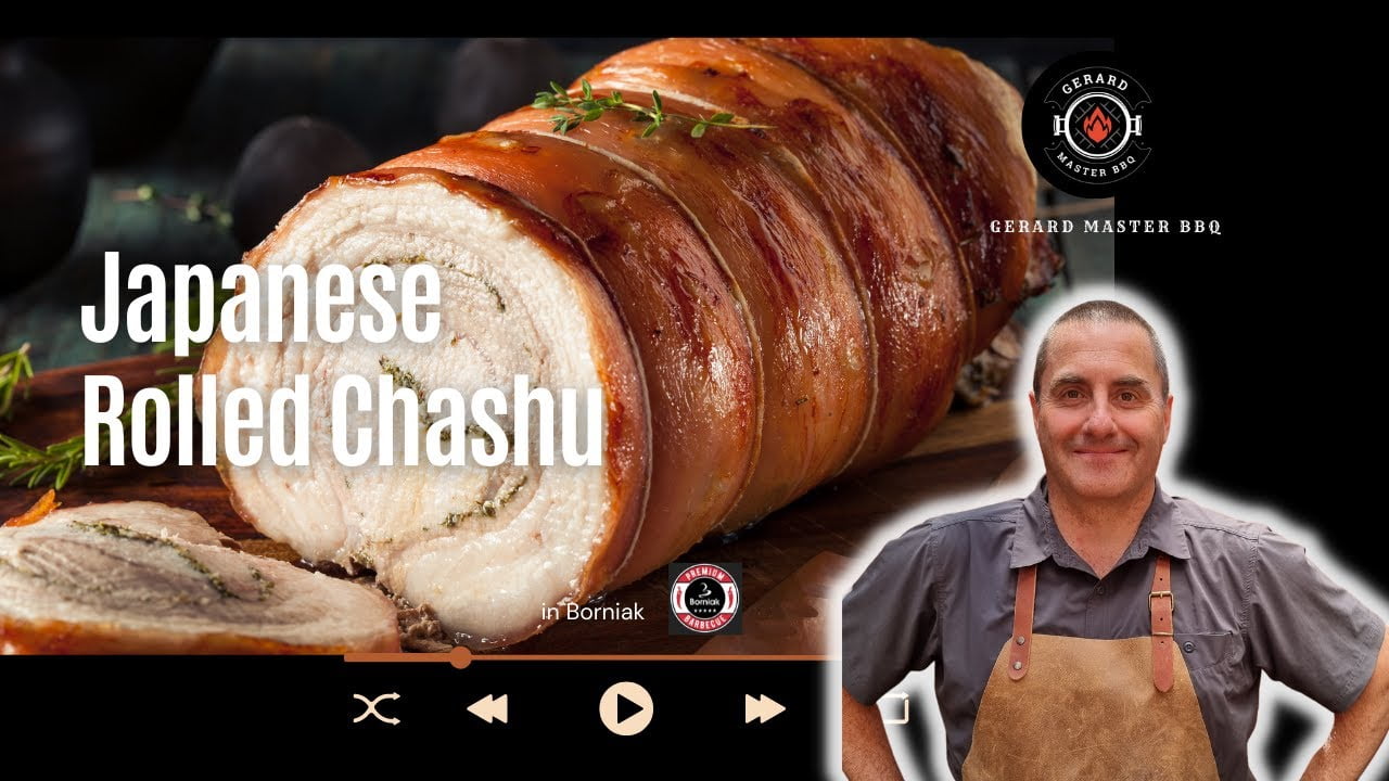Smoked  Pork Belly Japanese Rolled Chashu style on Borniak