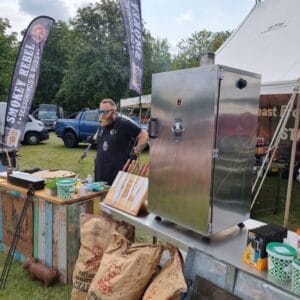 Large Borniak Smokers at BBQ Event in Maldon