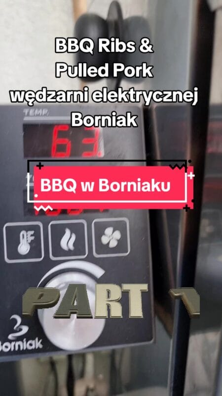 @smokehouseguru BBQ Ribs I pulled pork grill W wedzarnii elektrycznej Borniak. N...