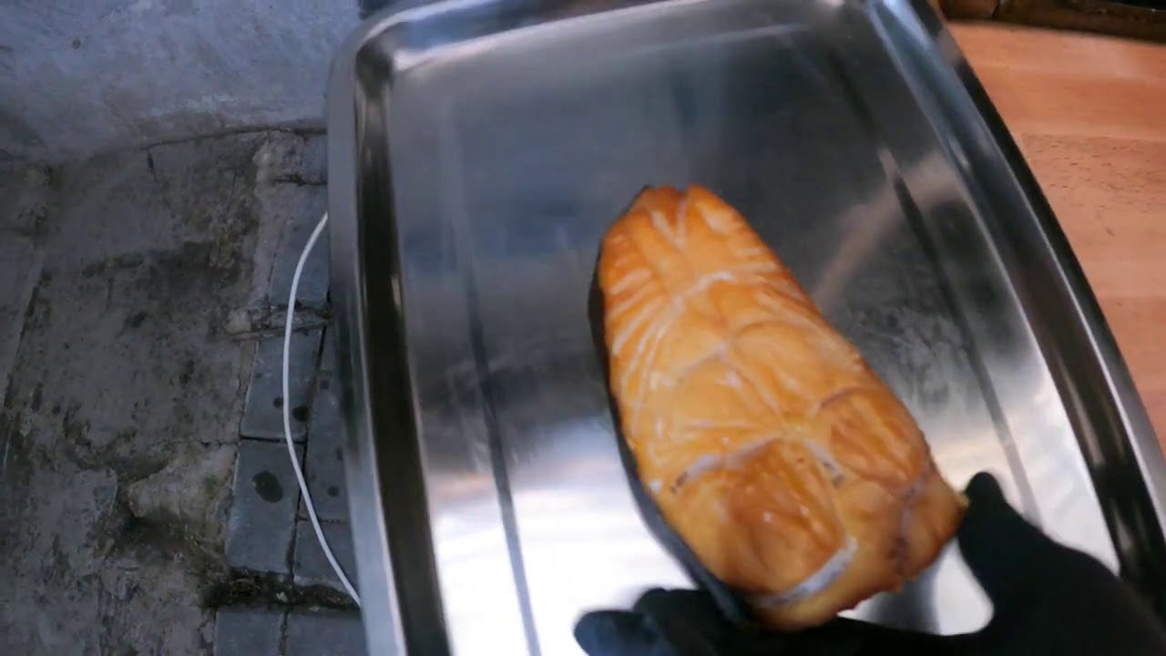 Heilbutt selber Räuchern, Heiß Räuchern super Rezept, super lecker in meinem Borniak Räucherofen