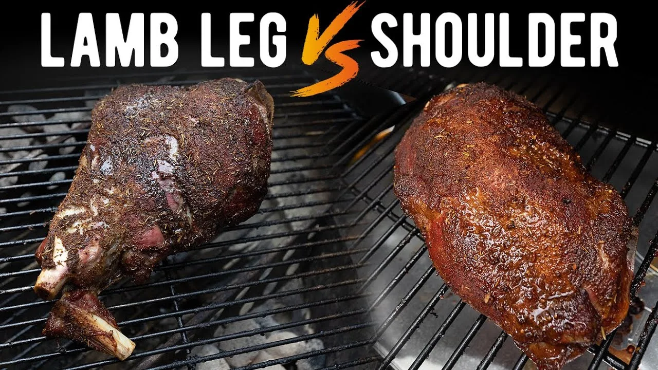 Lamb Shoulder and Leg smoked to perfection, a step by step BBQ guide.