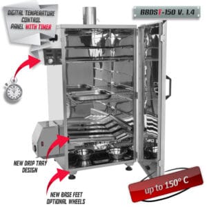 BBQ Smoker Borniak BBDS150-V14-TIMER-Borniak-smoker