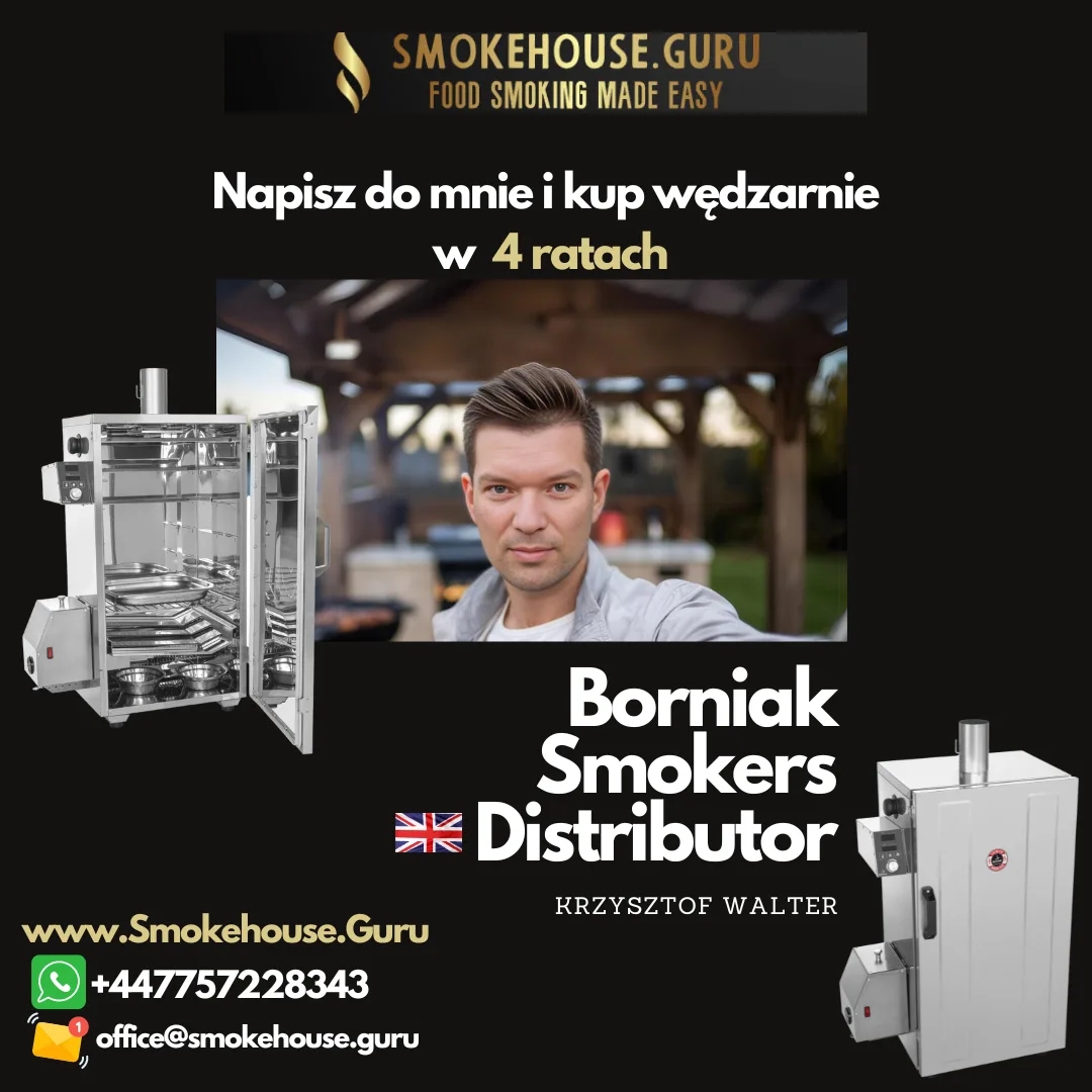 Smokehouse Guru, autoryzowany dystrybutor wędzarni Borniak w UK