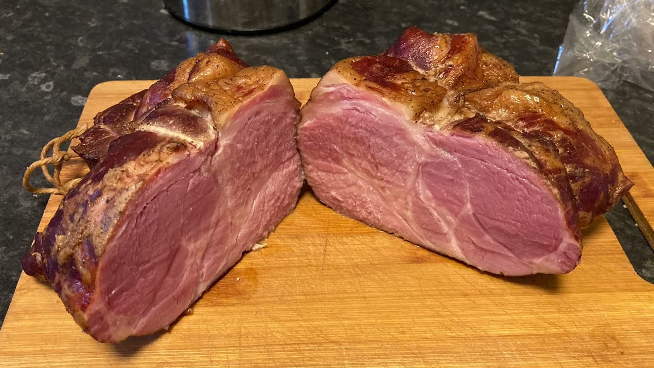 Wędzenie baleron, boczek; Bradley Smoker