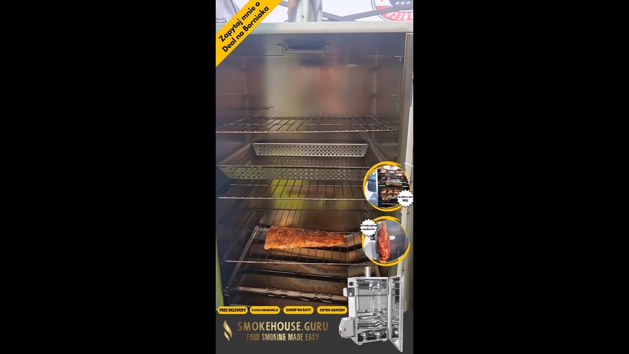 Poznaj  wędzarnie Borniak BBDS-150 v1.4  Smoker wędzarnia BBQ i do klasycznego wędzenia