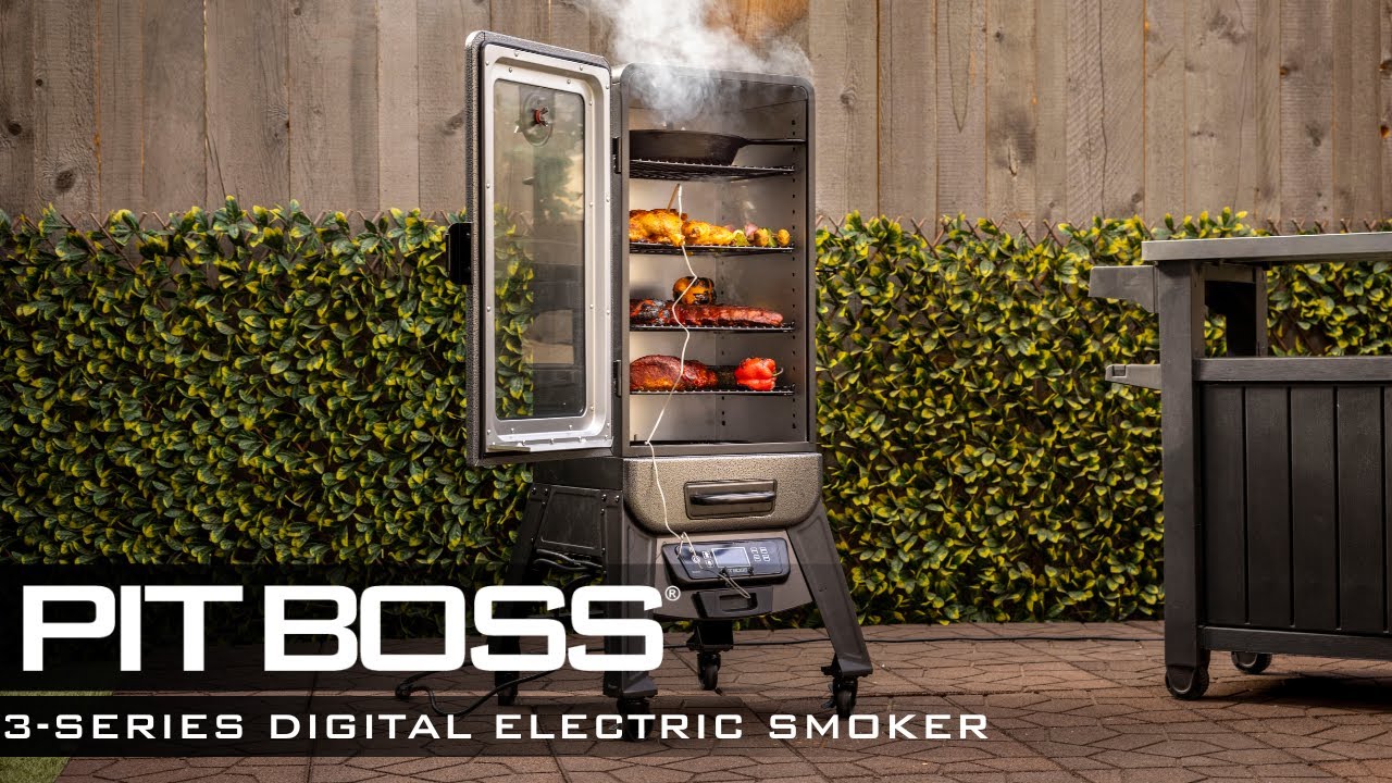 The Pit Boss 3-Series Digital Electric Smoker | Pit Boss Grills