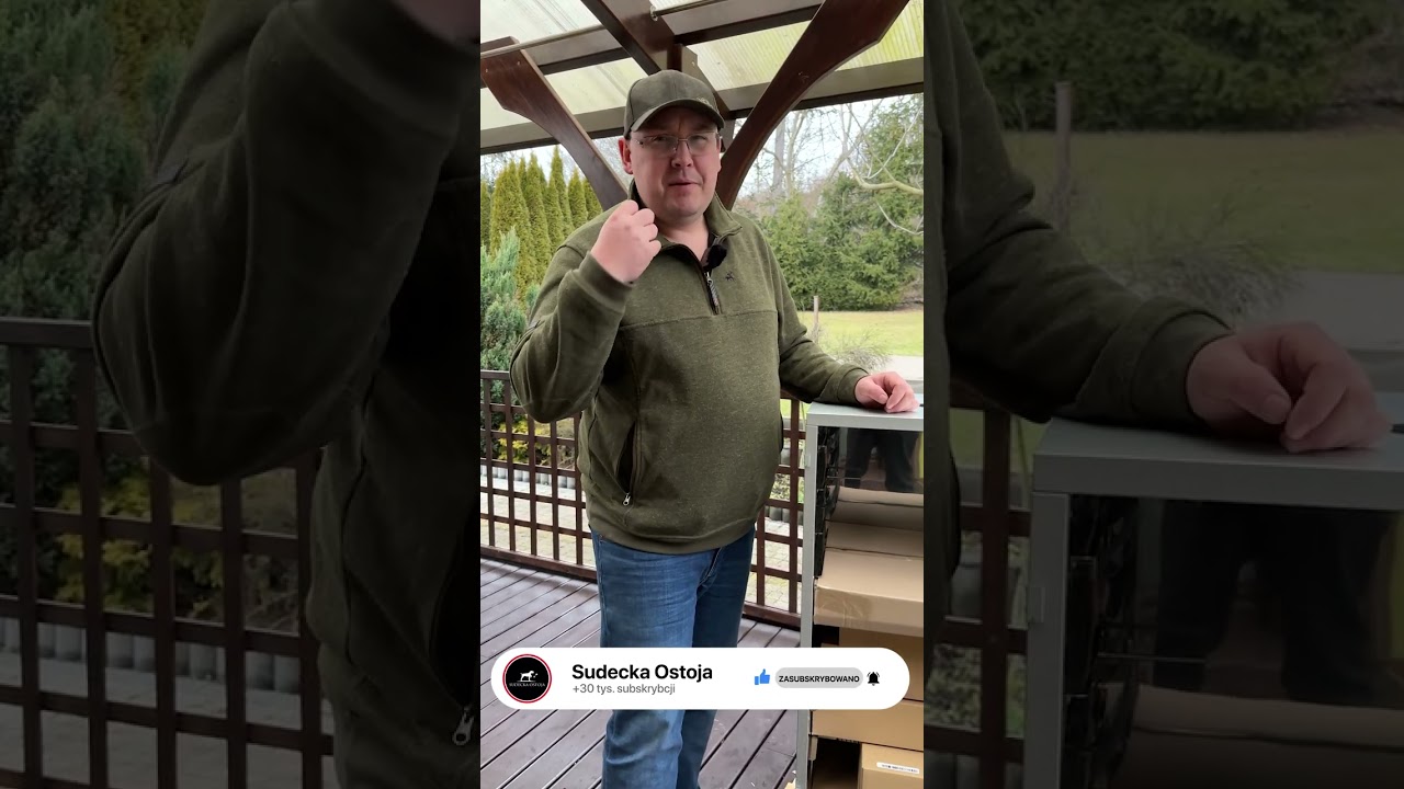 Zapowiedź gotowania w Sudeckiej Ostoi - unboxing wędzarni firmy Borniak