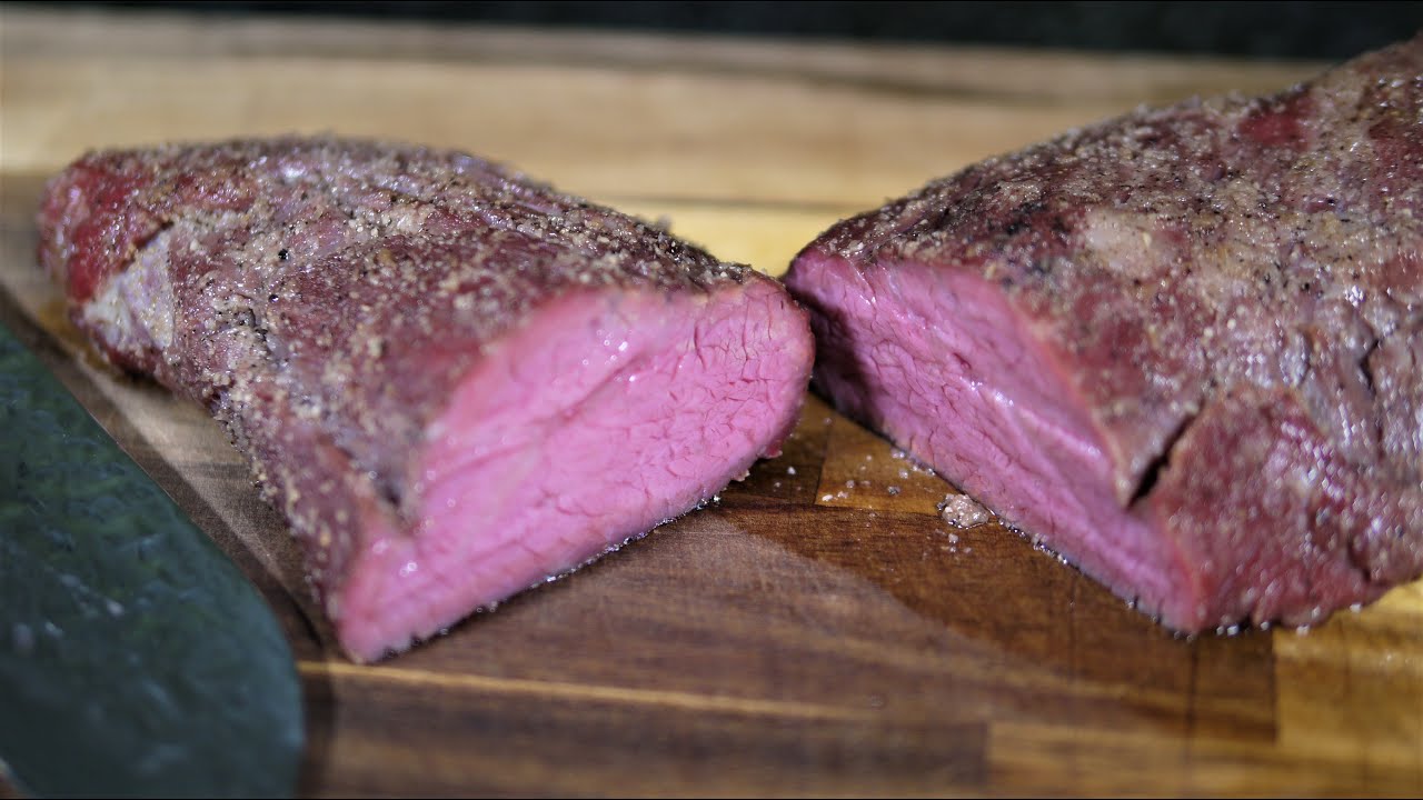 Bürgermeisterstück aus dem Smoker - Smoked Tri Tip