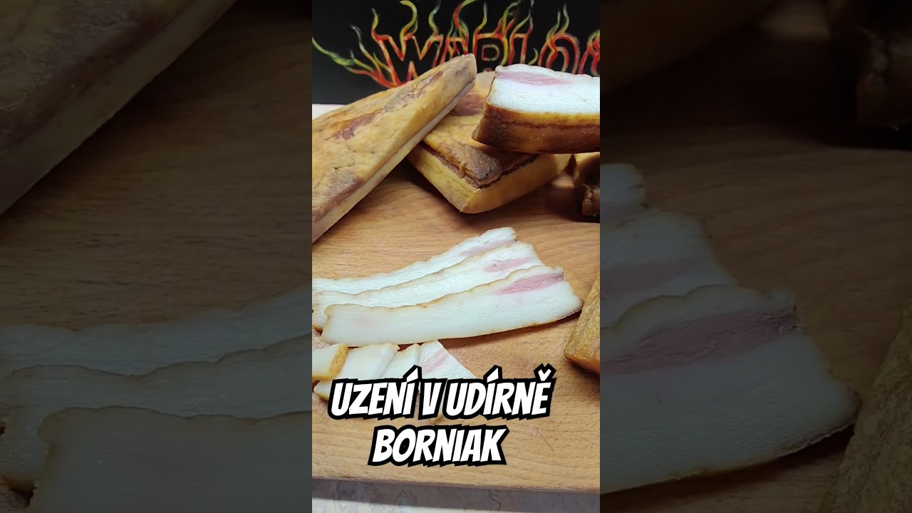 Dobroty #warlocorn z udírny #borniak #slanina #klobasy #salam A k tomu domácí #chleb