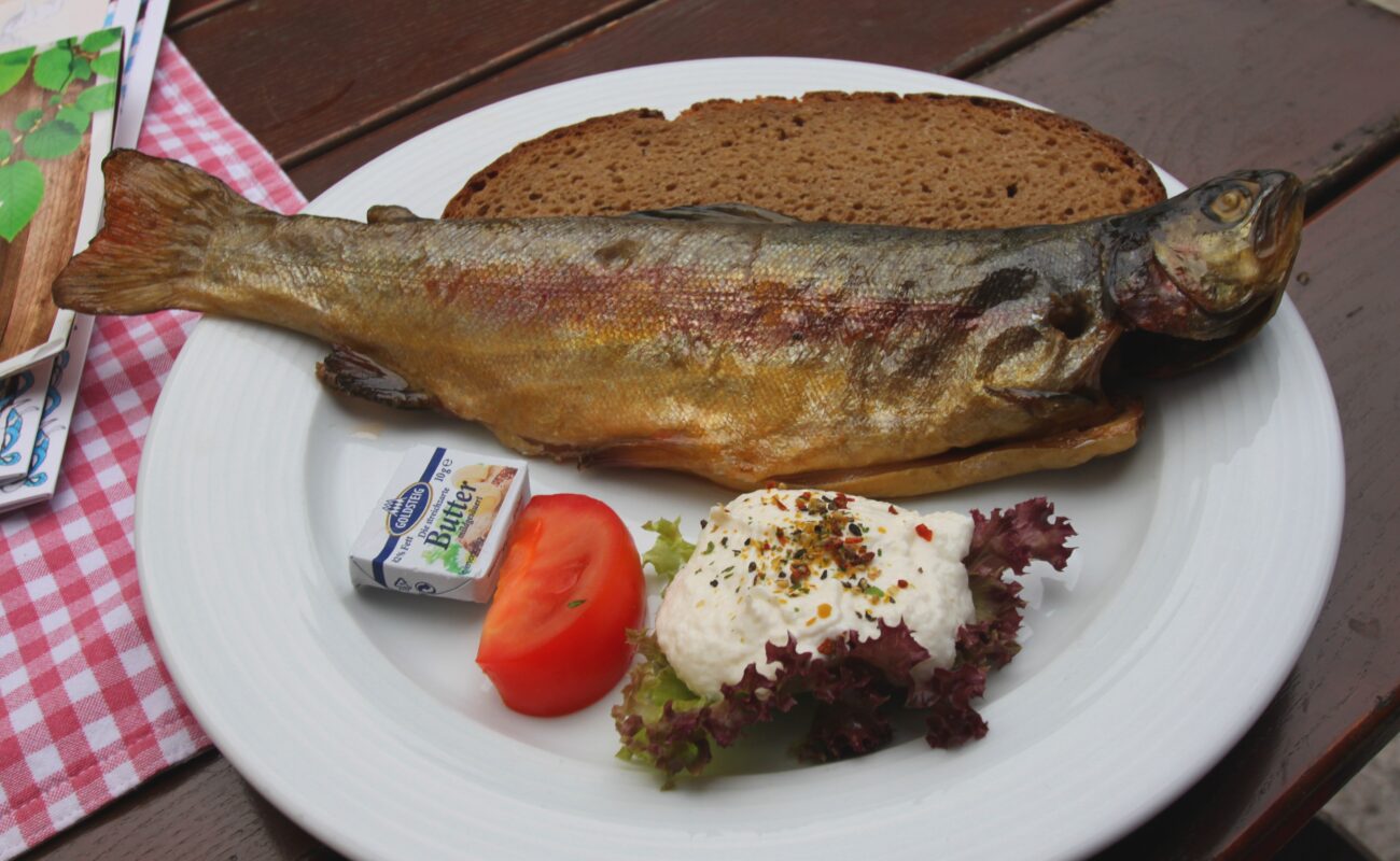 Smoked trout in Borniak Smoker Recipe