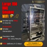 Borniak BBQ Smoker 150 INOX WiFi | Stainless Steel Electric Smoker UK - Image 2