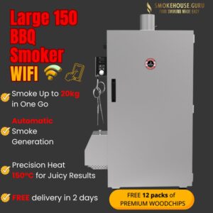 Borniak BBQ 150 INOX WiFi | Premium Stainless Steel Smoker UK