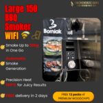 Borniak BBQ Smoker 150 INOX WiFi | Stainless Steel Electric Smoker UK - Image 4