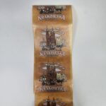 Osłonka białkowa wędliniarska o średnicy 6.5 cm z nadrukiem Krakowska - 1 metr