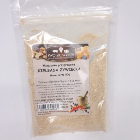 KIEŁBASA ŻYWIECKA PRZYPRAWA DO ŻYWIECKIEJ –  50 gram Nowa Dostawa Borniak Smokers UK and Food Smoking Accessories